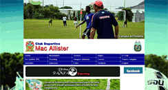 Desktop Screenshot of clubmacallister.com.ar