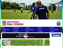 Tablet Screenshot of clubmacallister.com.ar